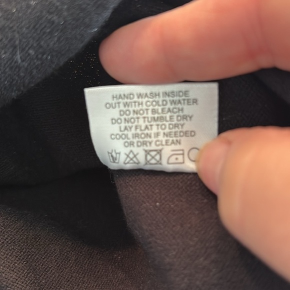 Tyler Boe Cotton/Cashmere Blend Dress. Size Large - Picture 9 of 9